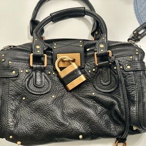 Chloé paddington bag with Gold Hardware